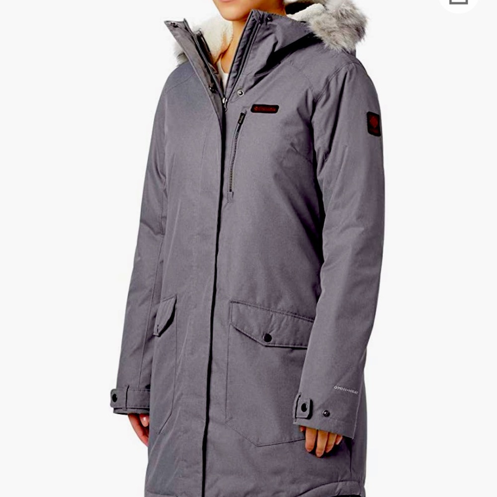 Columbia gray parka